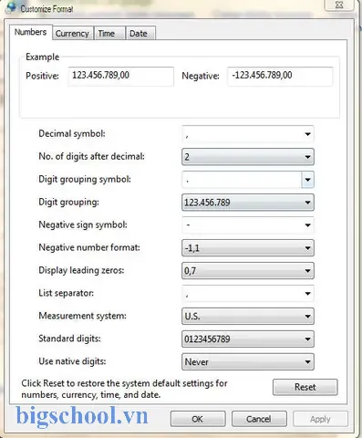 Cách Tạo Dấu Chấm Phân Cách Hàng Nghìn Trong Excel Cách Tạo Dấu Chấm Phân Cách Hàng Nghìn Trong Excel