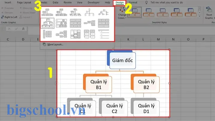 Cách Vẽ Sơ Đồ Tổ Chức Công Ty Bằng Excel Cách Vẽ Sơ Đồ Tổ Chức Công Ty Bằng Excel