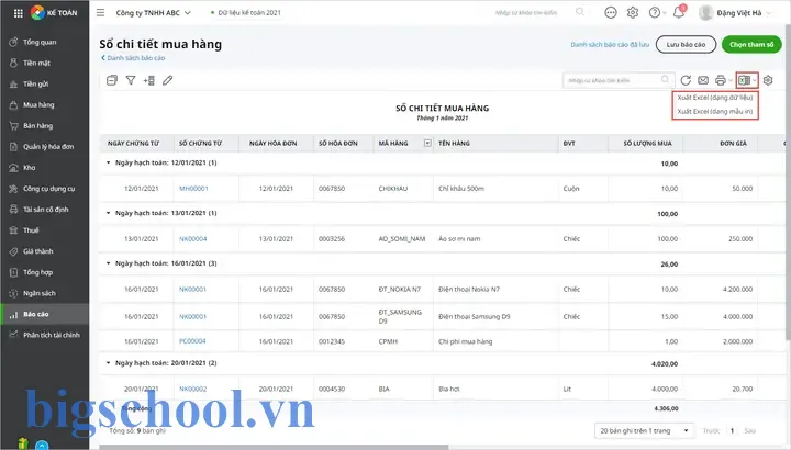 Cách Xuất Khẩu Dữ Liệu Trong Misa Ra Excel Cách Xuất Khẩu Dữ Liệu Trong Misa Ra Excel