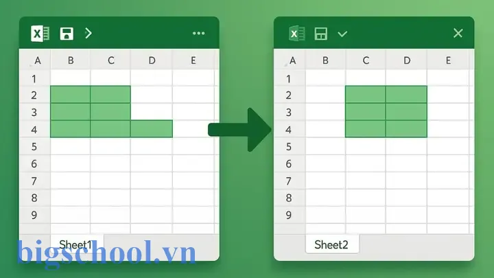 Cập Nhật Dữ Liệu Giữa Các Sheet Trong Excel