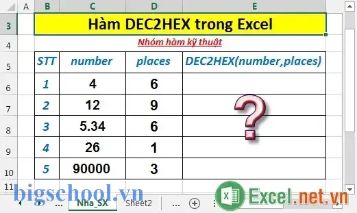 Chuyển Số Thập Phân Sang Số Nguyên Trong Excel