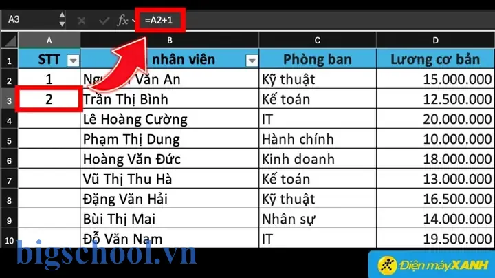Công Thức Đánh Số Thứ Tự Trong Excel 2026 9 Công Thức Đánh Số Thứ Tự Trong Excel 2010