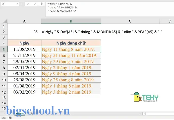 Cách Điền Ngày, Tháng, Năm Hiện Tại Trong Excel – Hướng Dẫn Chi Tiết 13 Điền Ngày Tháng Năm Hiện Tại Trong Excel