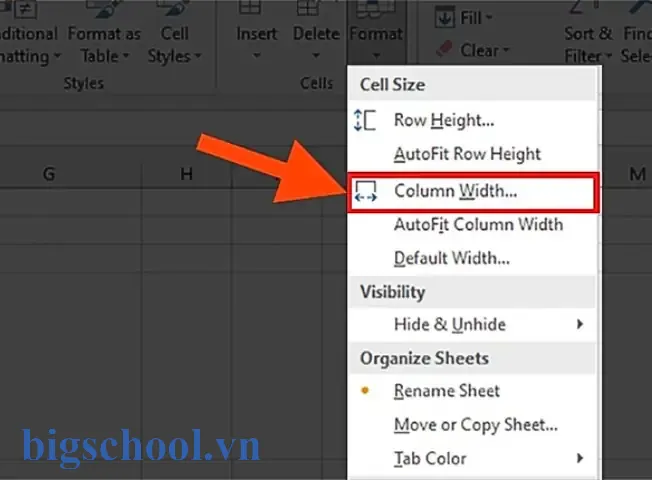 Định Dạng Các Ô Bằng Nhau Trong Excel