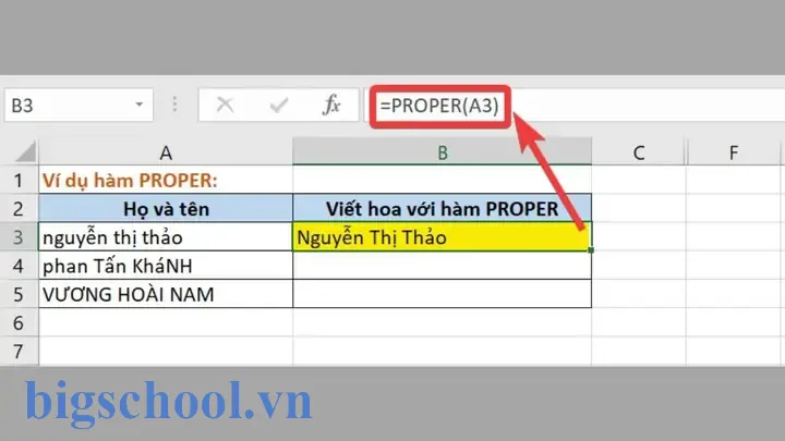 Định Dạng Viết Hoa Chữ Cái Đầu Trong Excel Định Dạng Viết Hoa Chữ Cái Đầu Trong Excel