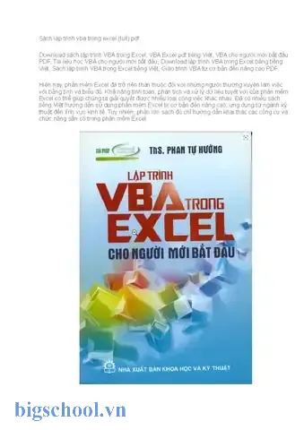 Tải Và Cài Đặt Vba Cho Excel Bằng Tiếng Việt: Hướng Dẫn Toàn Diện 5 Download Lập Trình Vba Trong Excel Bằng Tiếng Việt
