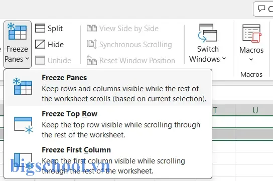Excel Freeze Row And Column At Same Time