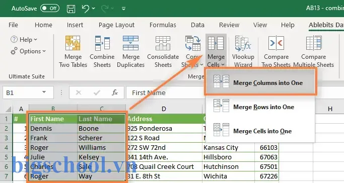 Excel Merge Cell And Keep All The Data