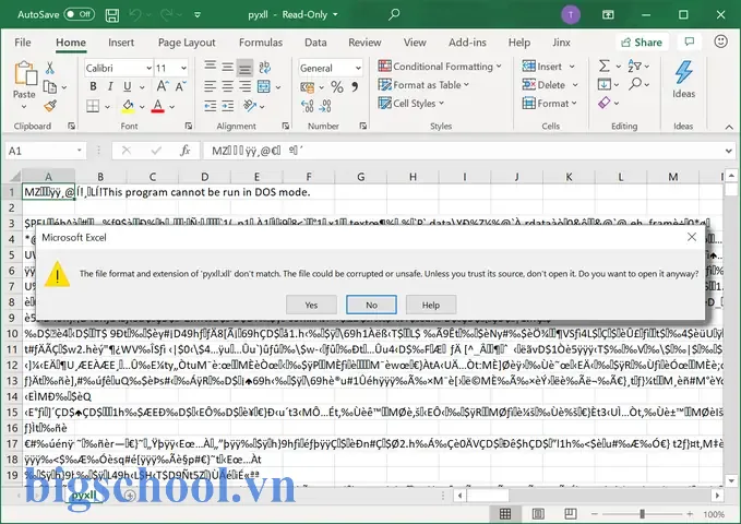 Excel The File Format And Extension Don T Match