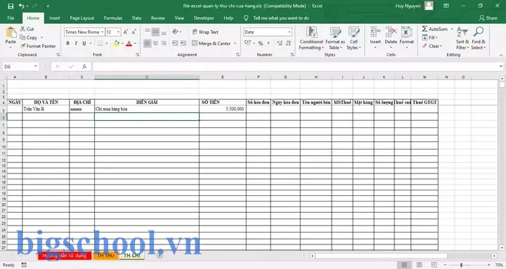 File Excel Quản Lý Nguyên Vật Liệu Nhà Hàng File Excel Quản Lý Nguyên Vật Liệu Nhà Hàng