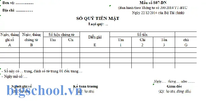 File Excel Quản Lý Tài Chính Công Ty