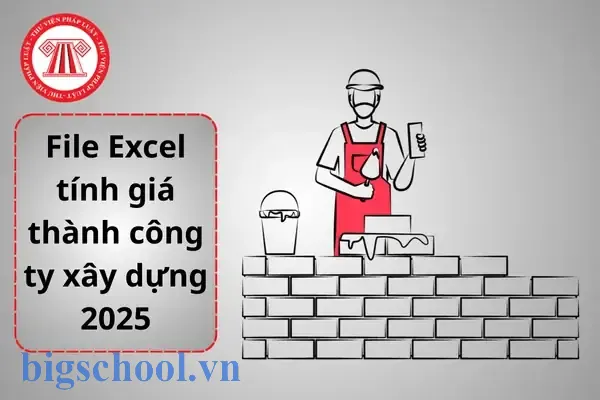 File Excel Tính Giá Thành Công Ty Xây Dựng
