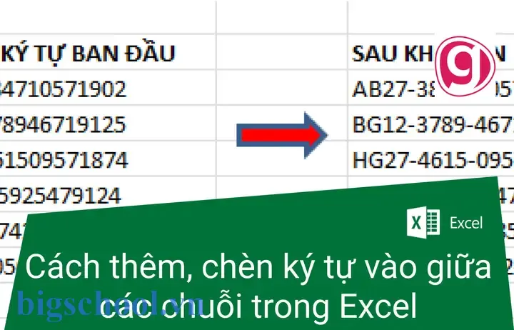 Hàm Chèn Ký Tự Vào Giữa Chuỗi Trong Excel 7 Hàm Chèn Ký Tự Vào Giữa Chuỗi Trong Excel