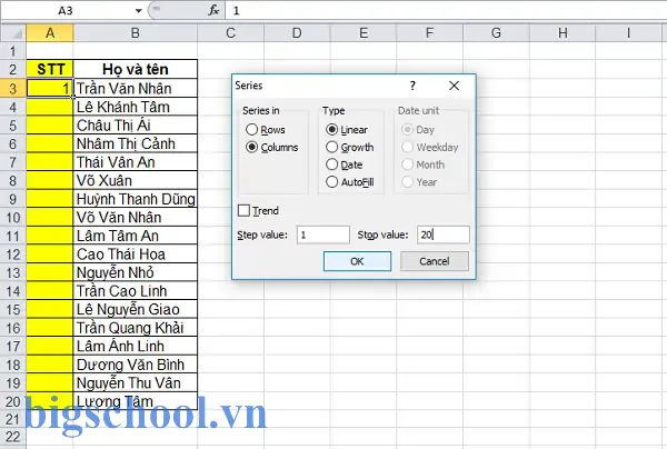 Hàm Đánh Số Thứ Tự Có Điều Kiện Trong Excel 5 Hàm Đánh Số Thứ Tự Có Điều Kiện Trong Excel