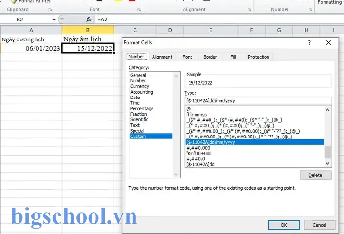Hàm Đổi Ngày Dương Sang Âm Trong Excel