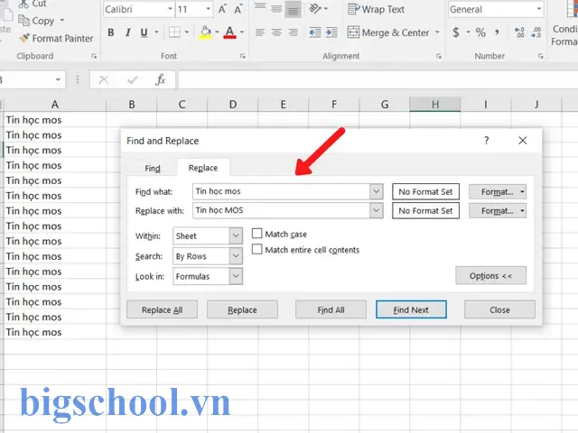 Hàm Tìm Kiếm Và Thay Thế Trong Excel