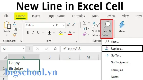 How To Go To Next Line In Excel Cell How To Go To Next Line In Excel Cell