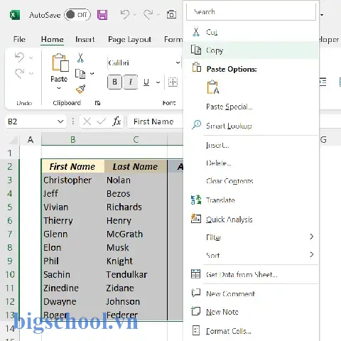 How To Import A Table From Excel To Word