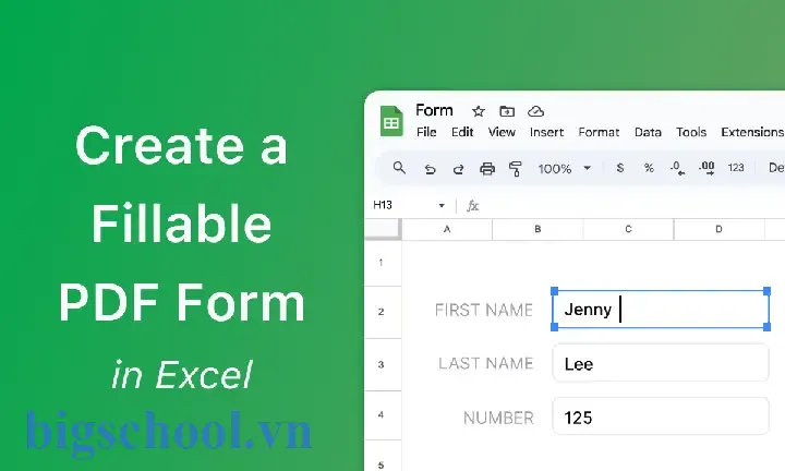 How To Make A Fillable Form In Excel How To Make A Fillable Form In Excel