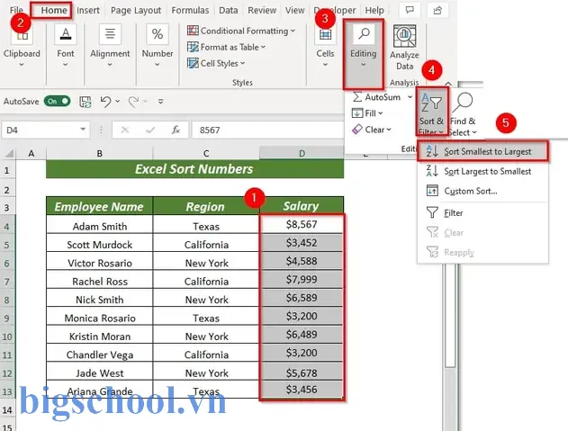 How To Sort From Smallest To Largest In Excel How To Sort From Smallest To Largest In Excel
