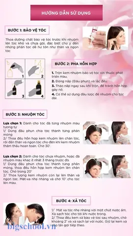Hướng Dẫn Sử Dụng Thuốc Nhuộm Tóc Loreal Excellence
