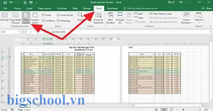 In 2 Trang Excel Vào 1 Tờ A4 In 2 Trang Excel Vào 1 Tờ A4