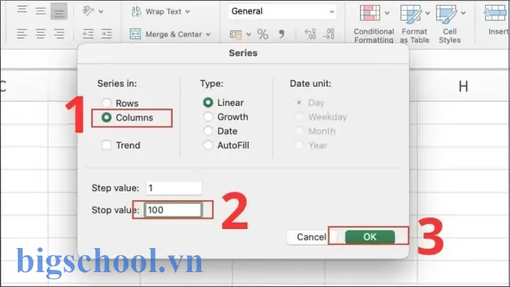 Kéo Số Thứ Tự Tự Động Trong Excel