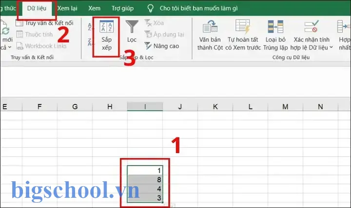 Không Sắp Xếp Được Thứ Tự Trong Excel