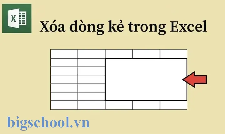 Làm Thế Nào Để Xóa Dòng Kẻ Trong Excel