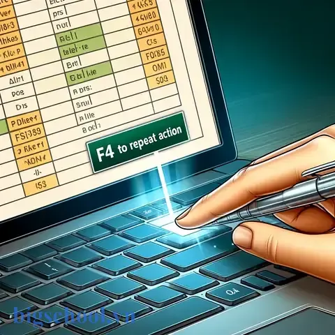Lặp Lại Thao Tác Vừa Làm Trong Excel