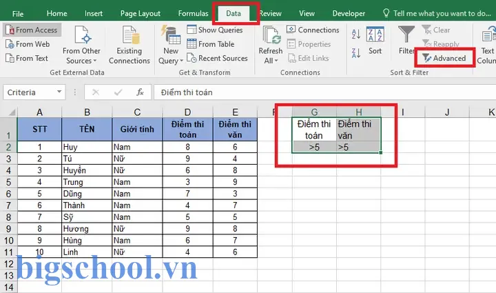 Lấy Dữ Liệu Theo Điều Kiện Trong Excel Lấy Dữ Liệu Theo Điều Kiện Trong Excel
