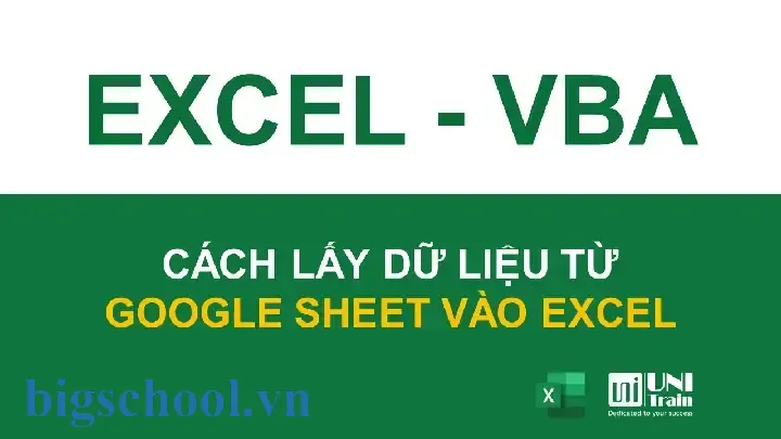 Lấy Dữ Liệu Từ Google Sheet Về Excel Lấy Dữ Liệu Từ Google Sheet Về Excel