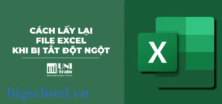 Lấy Lại File Excel Khi Bị Mất Điện Lấy Lại File Excel Khi Bị Mất Điện