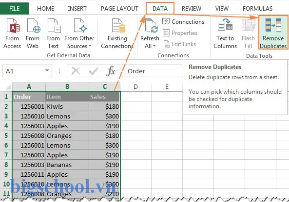 Lọc Và Xóa Dữ Liệu Trùng Trong Excel Lọc Và Xóa Dữ Liệu Trùng Trong Excel