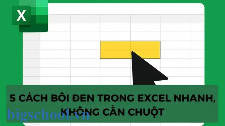 Lỗi Chuột Tự Bôi Đen Nhiều Ô Trong Excel: Nguyên Nhân Và Cách Khắc Phục 1 Lỗi Chuột Tự Bôi Đen Nhiều Ô Trong Excel