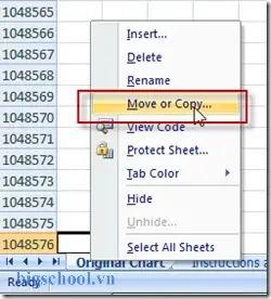 Lỗi Excel Cannot Insert The Sheets Into The Destination Workbook