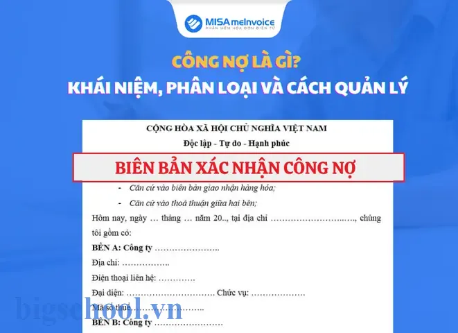 Mẫu Biên Bản Xác Nhận Công Nợ Excel Mẫu Biên Bản Xác Nhận Công Nợ Excel