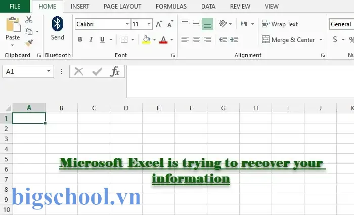 Microsoft Excel Is Trying To Recover Your Information Microsoft Excel Is Trying To Recover Your Information