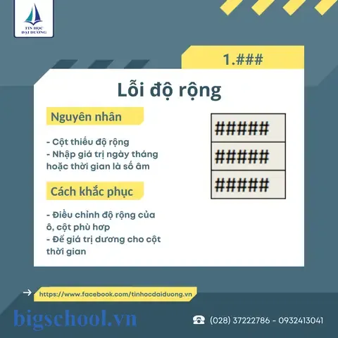 Những Lỗi Thường Gặp Trong Excel Và Cách Khắc Phục Những Lỗi Thường Gặp Trong Excel Và Cách Khắc Phục