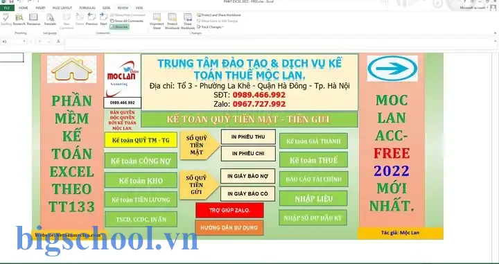 Phần Mềm Kế Toán Excel Mộc Lan Account Bản Pro Phần Mềm Kế Toán Excel Mộc Lan Account Bản Pro