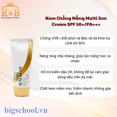 Review Kem Chống Nắng Re Excell Multi Sun Cream