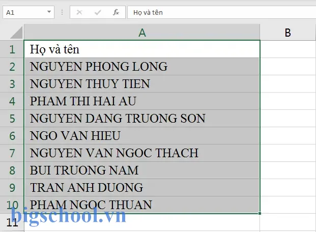 Sắp Xếp Họ Và Tên Theo Abc Trong Excel 2026 3 Sắp Xếp Họ Và Tên Theo Abc Trong Excel 2010