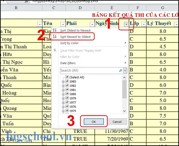 Sắp Xếp Số Từ Nhỏ Đến Lớn Trong Excel: Hướng Dẫn Cụ Thể Và Các Mẹo Thú Vị 15 Sắp Xếp Số Từ Nhỏ Đến Lớn Trong Excel