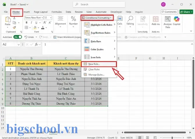 Cách So Sánh Sự Khác Biệt Giữa 2 Cột Trong Excel: Hướng Dẫn Chi Tiết Và Các Công Cụ Mạnh Mẽ 16 So Sánh Sự Khác Nhau Giữa 2 Cột Trong Excel