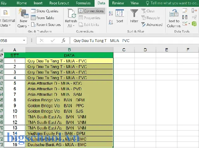 Tách Một Cột Thành Nhiều Cột Trong Excel 5 Tách 1 Cột Thành Nhiều Cột Trong Excel
