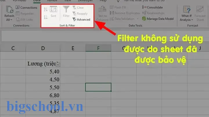 Tại Sao Không Lọc Được Hết Dữ Liệu Trong Excel
