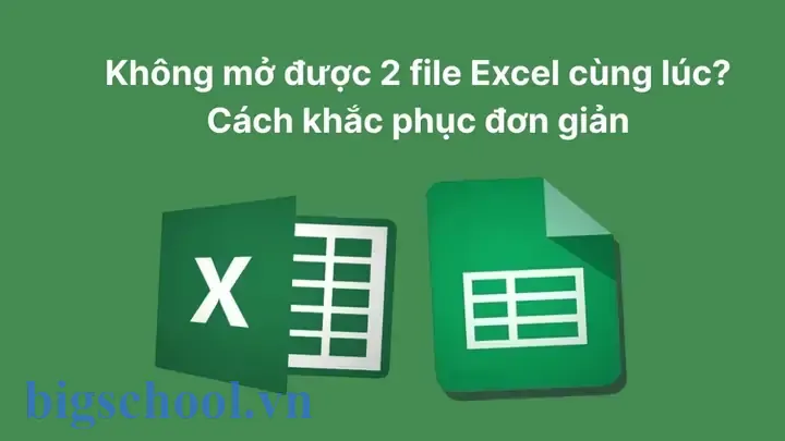 Tại Sao Không Mở Được 2 File Excel Cùng Lúc Tại Sao Không Mở Được 2 File Excel Cùng Lúc
