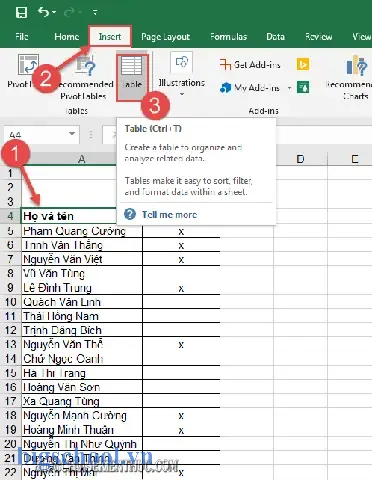 Tạo Ô Tìm Kiếm Dữ Liệu Siêu Tốc Trong Excel Tạo Ô Tìm Kiếm Dữ Liệu Siêu Tốc Trong Excel