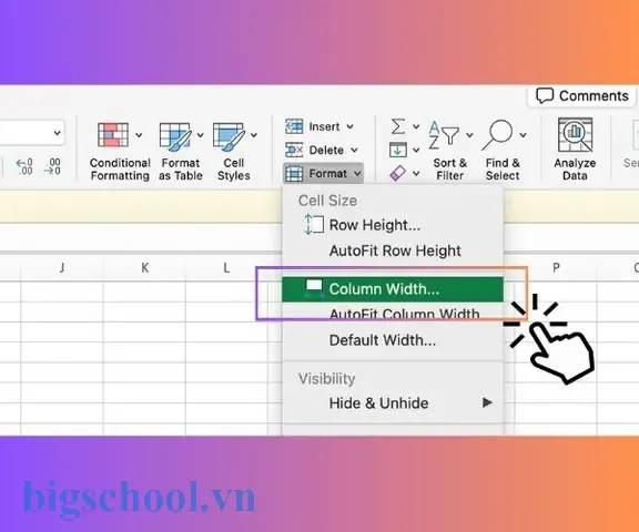 Thay Đổi Chiều Cao Của Hàng Trong Excel