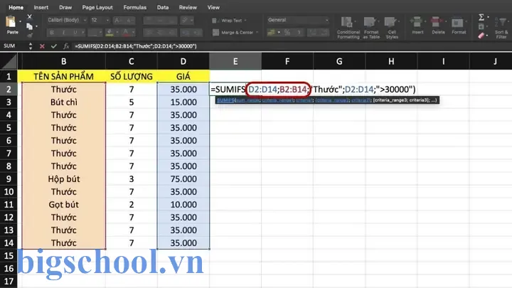 Tính Tổng Các Giá Trị Giống Nhau Trong Excel